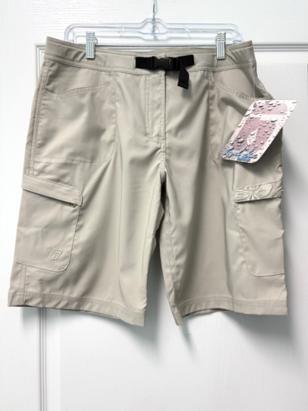 Level Six Women's Cargo Shorts Size 10 Aphrodite Expedition Beige Hiking Camping